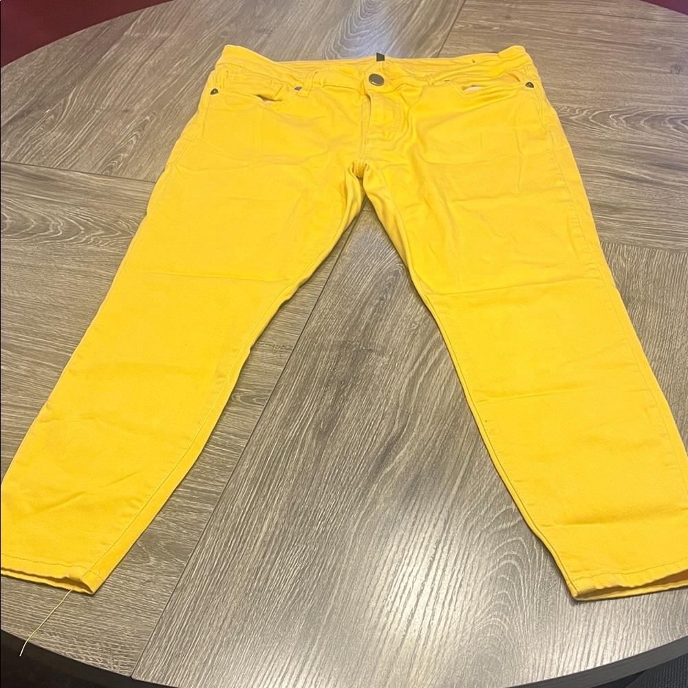 Kut from the Kloth Men's Slim Yellow Jeans